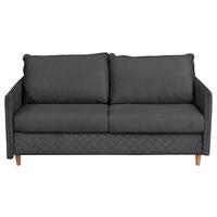 Schlafsofa Sana Anthrazit B: 175 cm - Anthrazit/Naturfarben, Design, Textil (175/95/103cm) - Livetastic