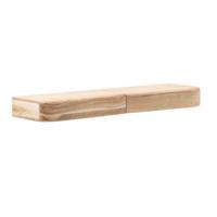 NÁSTĚNNÁ POLICE WL7.387 - barvy akácie, Design, dřevo (80/8/20cm) - Livetastic