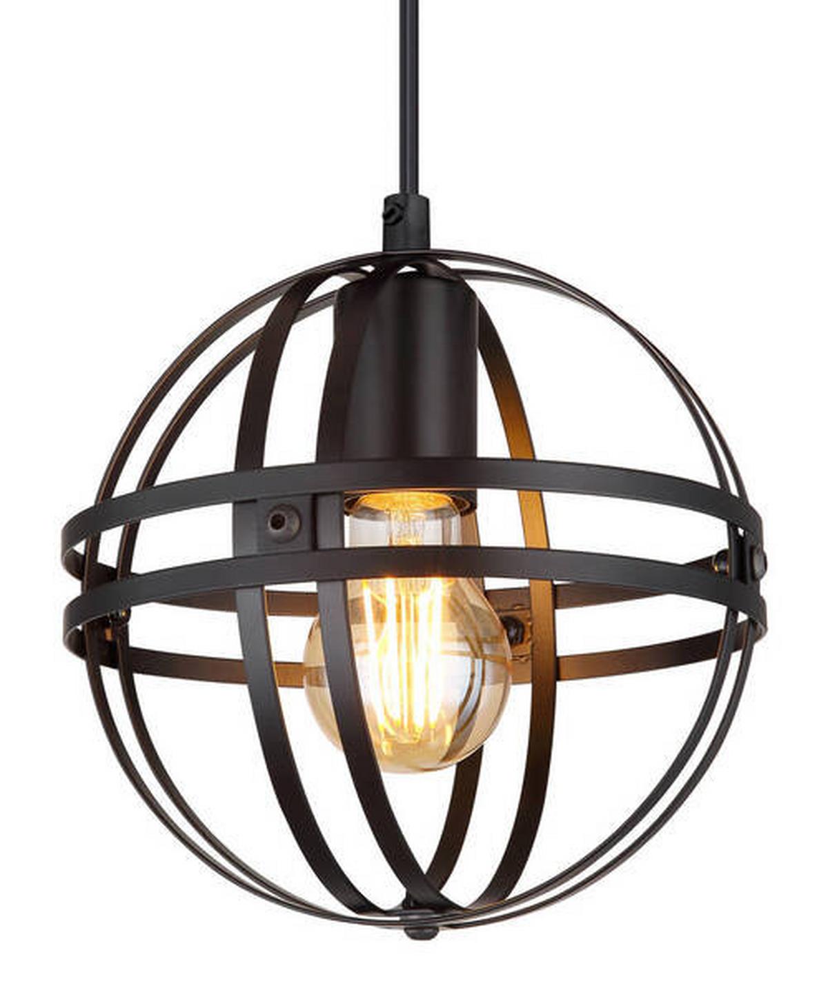 Hängeleuchte 15639h - Schwarz, KONVENTIONELL, Metall (20/120cm) - Globo