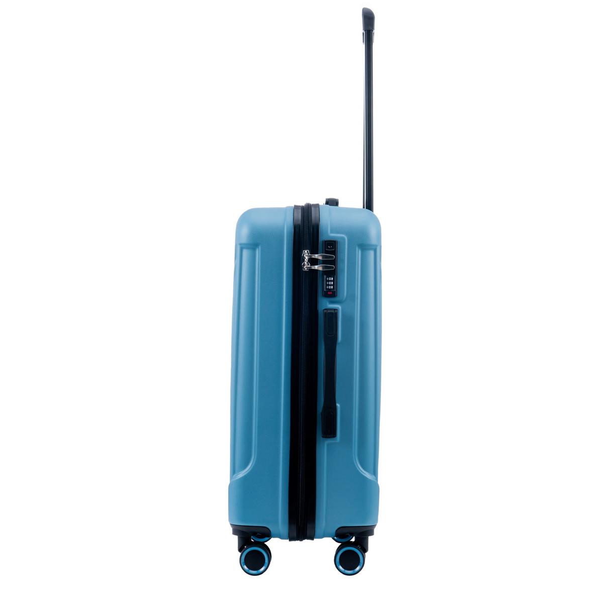 Reisekofferset 19491-330 Domestic - Pastellblau, Basics, Kunststoff (49,5/75,5/29,5cm)