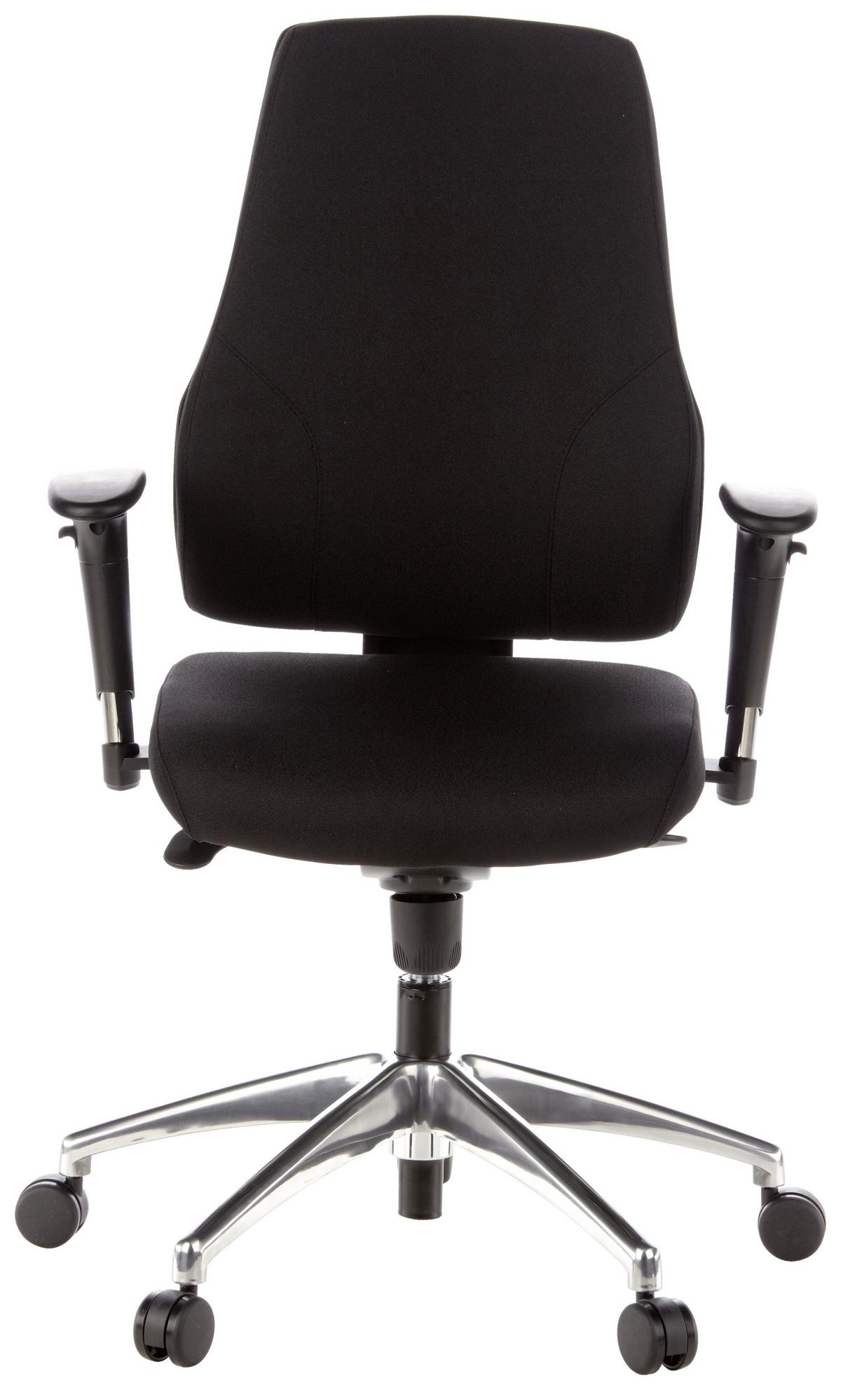 Drehstuhl Pro-Tec 200 Schwarz - Schwarz, MODERN, Kunststoff/Textil (60/126/45cm) - MID.YOU