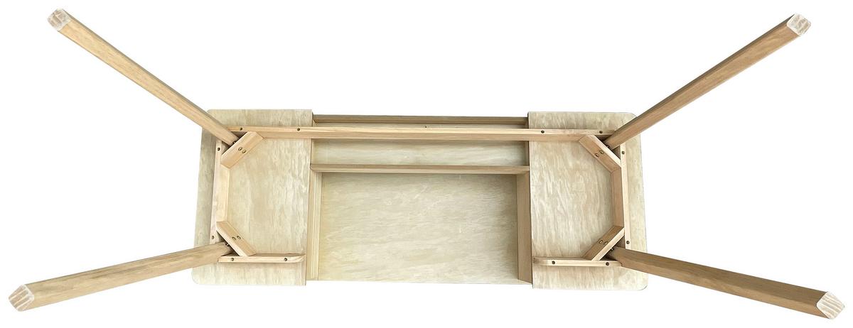 Schreibtisch Skandy Naturfarben - přírodní barvy, Moderní, dřevo/kompozitní dřevo (120/75/48cm) - Premium Living