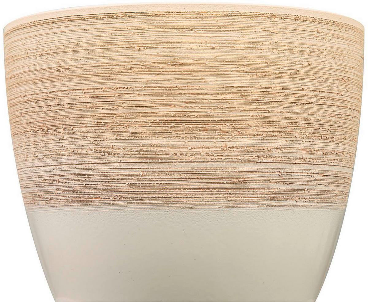 Kaspó Krém - krém, kerámia (11/11/10cm)