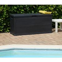 BOX NA VANKÚŠE WOODY - antracitová, Basics, plast (117/56/45cm) - Mömax