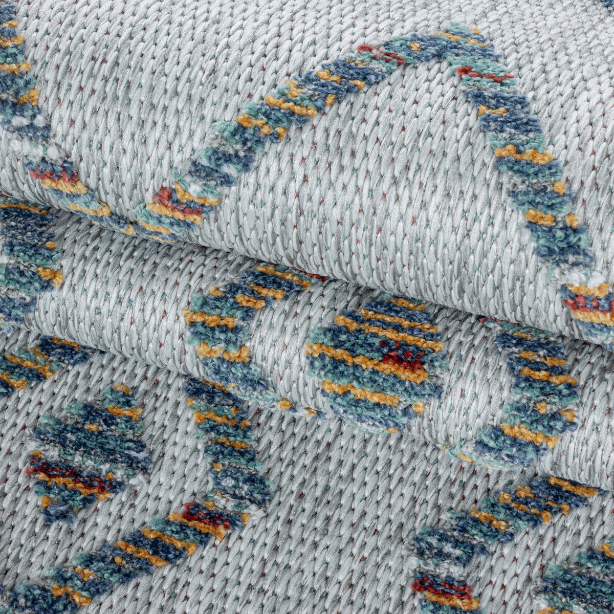 Flachwebeteppich Bahama - Multicolor, Design, Textil (140/200cm) - Novel