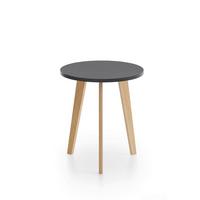 Couchtisch Schwarz B: 50 cm - Eichefarben/Schwarz, Design, Holz/Holzwerkstoff (50/45,8/50cm) - MID.YOU