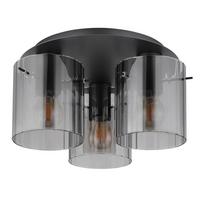 Mennyezeti Lámpa 15904-3d - sötétszürke, Basics, Üveg/fém (37/20cm) - Globo