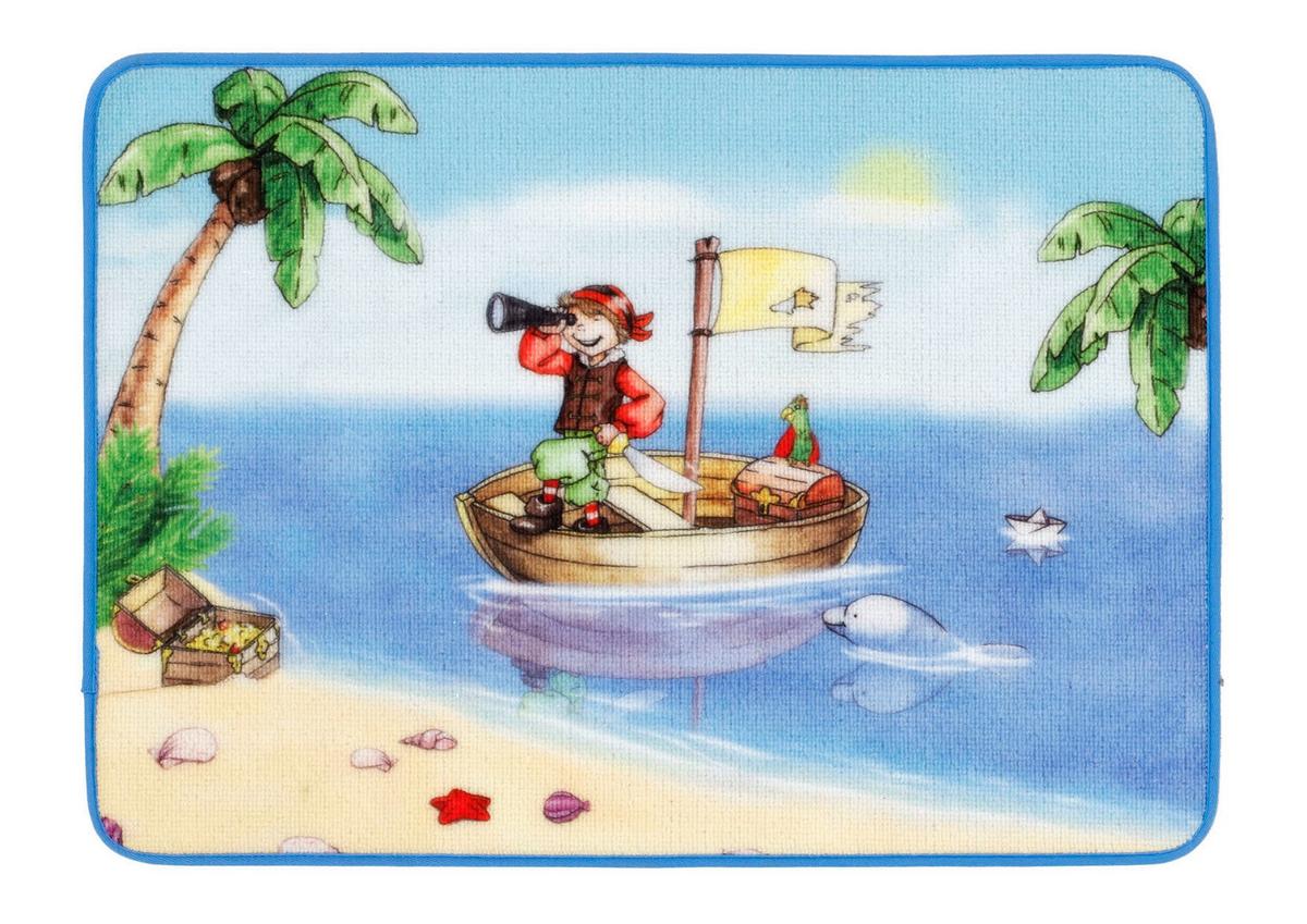 Kinderteppich Lk-1 50x70 - Blau/Multicolor, Trend, Textil (50/70cm)