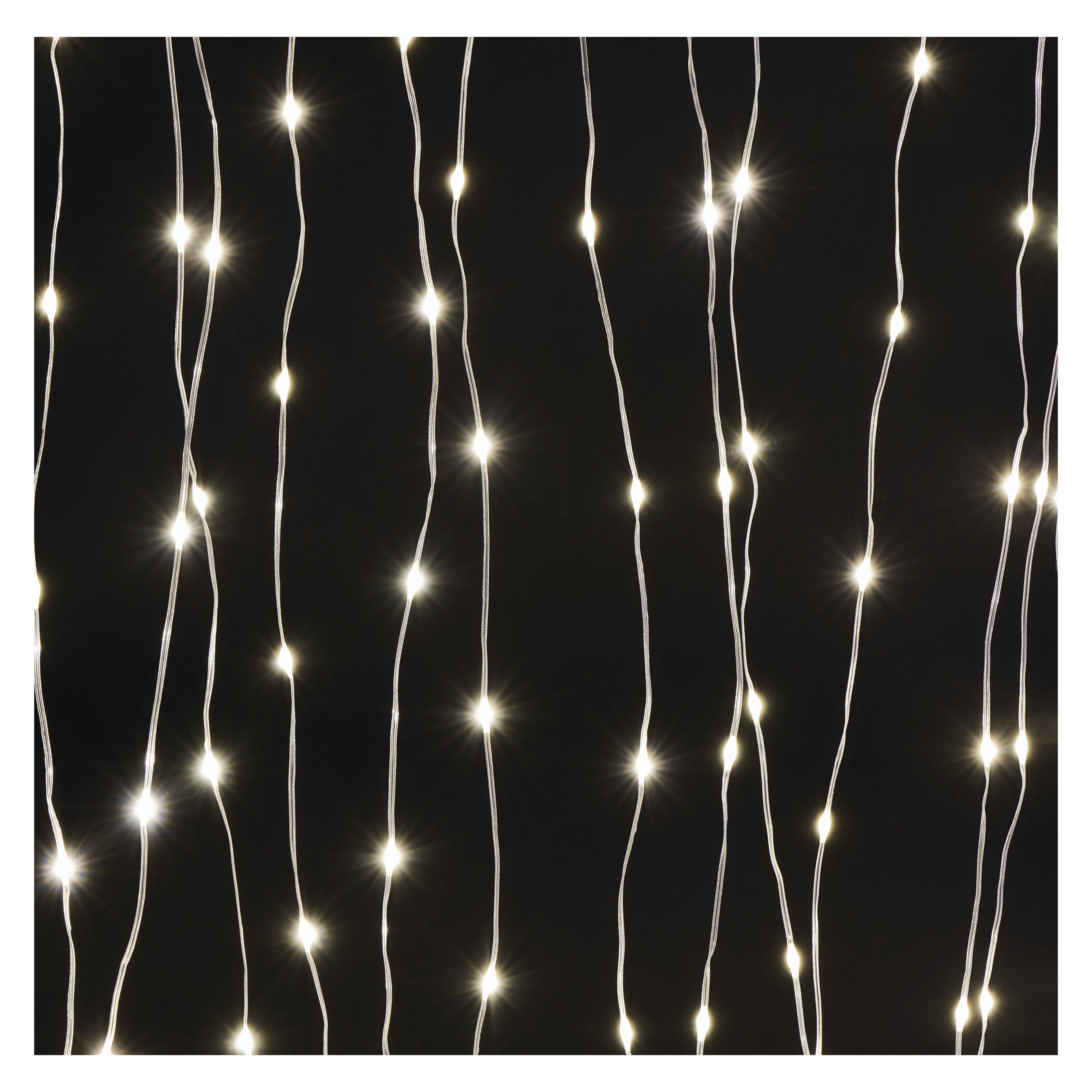 Led Karácsonyi Drop Fényfüzér Kb. 1,7/1,5m - áttetsző, Basics, műanyag (1,7/1,5cm)