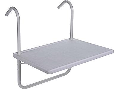 Virágtartó Balkonra - Fehér, Fém (52/6/41cm)