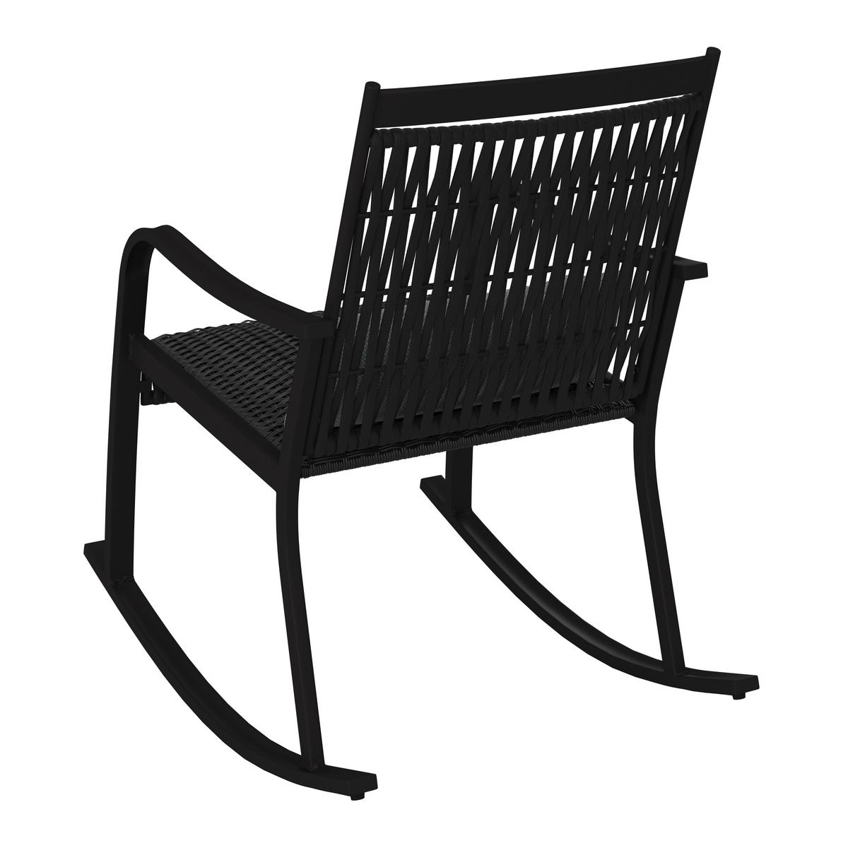 BALKÓNOVÁ ZOSTAVA MATHILDA - čierna/biela, Modern, kov/textil - Bessagi Garden