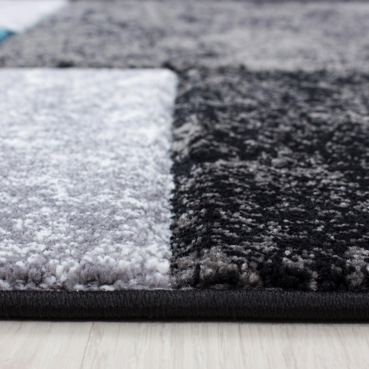 Teppich Läufer Türkis Hawaii 80x300 cm - Türkis, KONVENTIONELL, Textil (80/300cm)