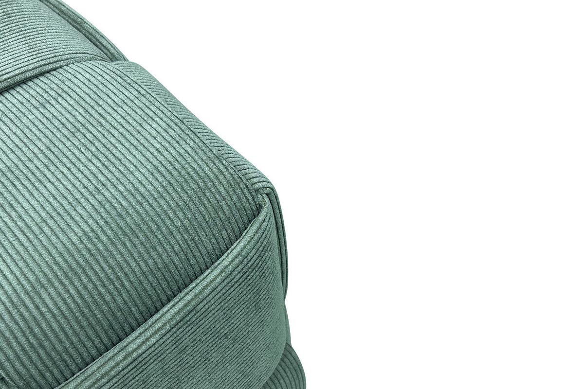 Pouf Urban Dunkelgrün Gepolstert - Dunkelgrün, Design, Textil (40/40/40cm) - MID.YOU