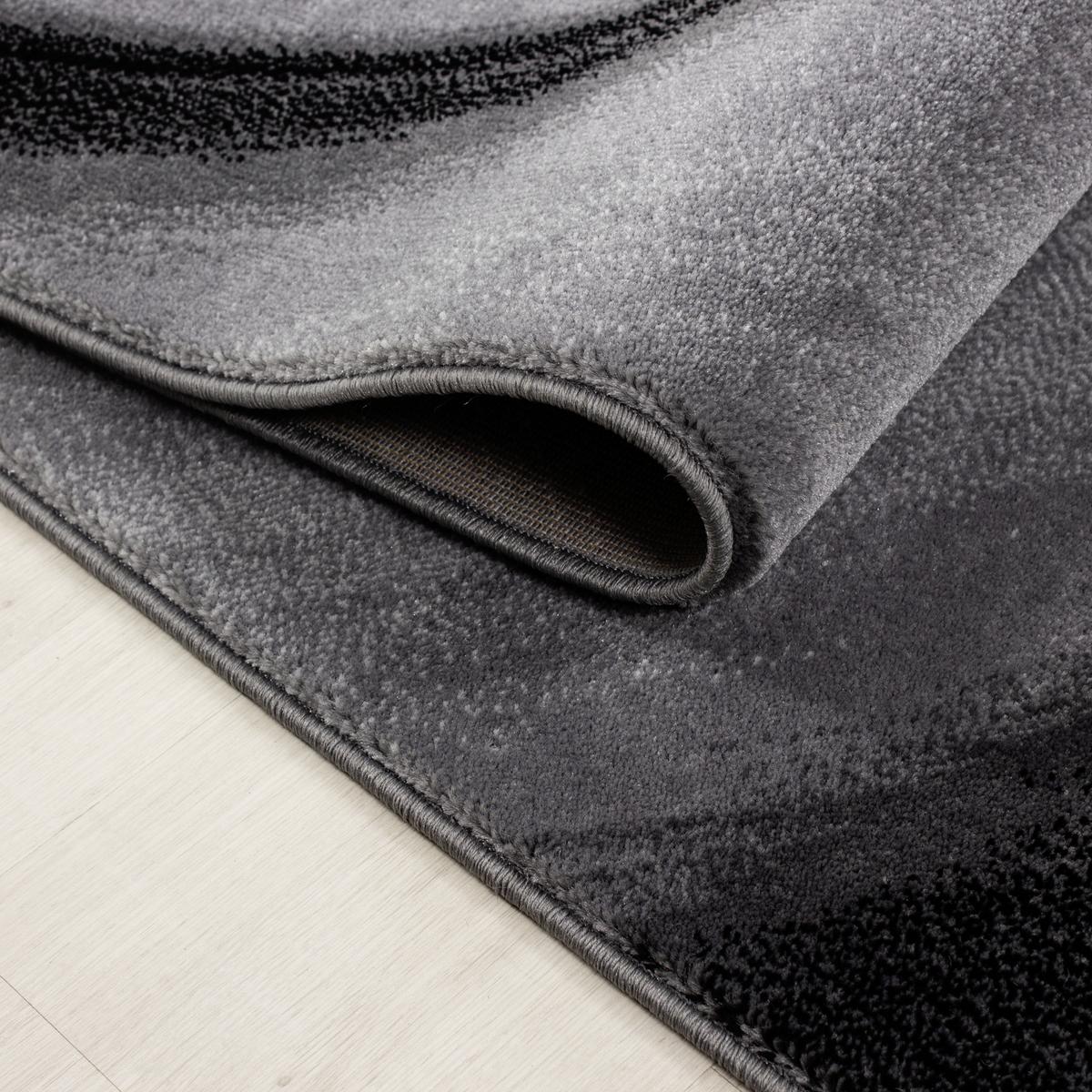 Webteppich Schwarz Naturfaser Miami 200x290 cm - Schwarz, Trend, Textil (200/290cm)