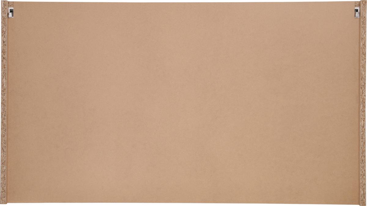 Küchenoberschrank Merle Grau/Eiche Dekor B:100cm - Eichefarben/Grau, Basics, Glas/Holzwerkstoff (100/56,1/34,6cm) - Respekta
