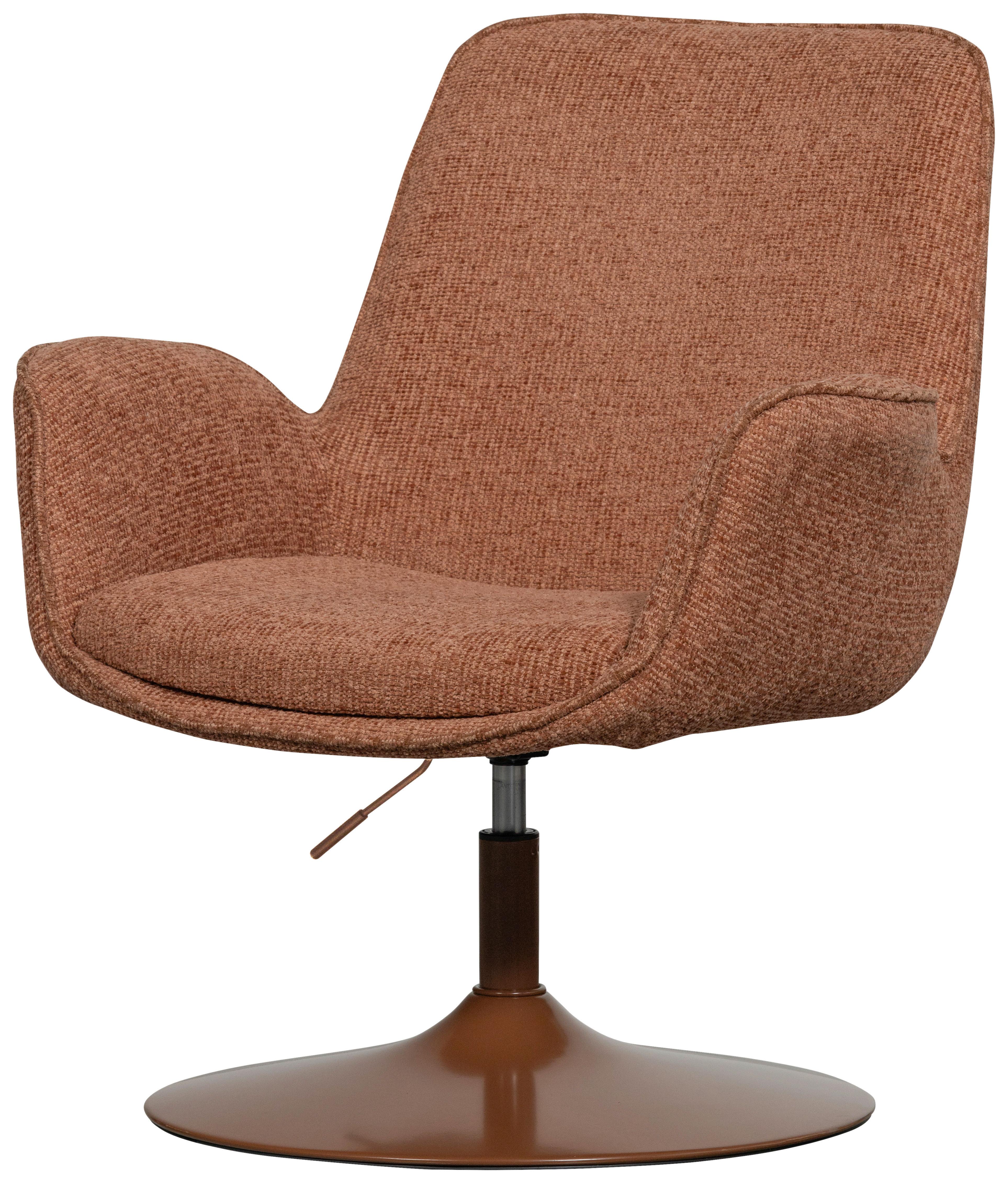 Sessel Marten Orange B: 79cm - Orange, Design, Textil (79/91/76cm) - Livetastic