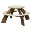 Kinder-Gartentisch Axi - Orion mit Sonnenschirm - Braun/Weiß, MODERN, Holz (141/62/141cm) Kinder-Gartentisch Axi - Orion mit Sonnenschirm - Braun/Weiß, MODERN, Holz (141/62/141cm)