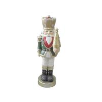 NUSSKNACKERFIGUR Germain - Rot/Schwarz, KONVENTIONELL, Kunststoff (16/16/51cm) - Luca Bessoni