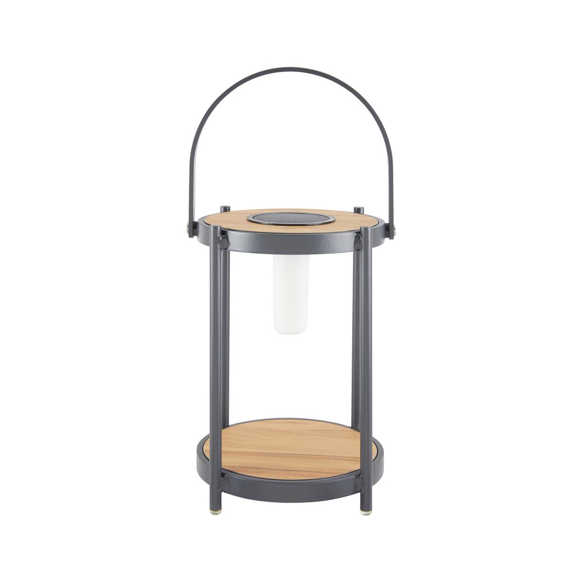 Solárne svietidlo PIOLA čierna - čierna, Modern, kov/plast (20/29/20cm) - Bessagi Garden