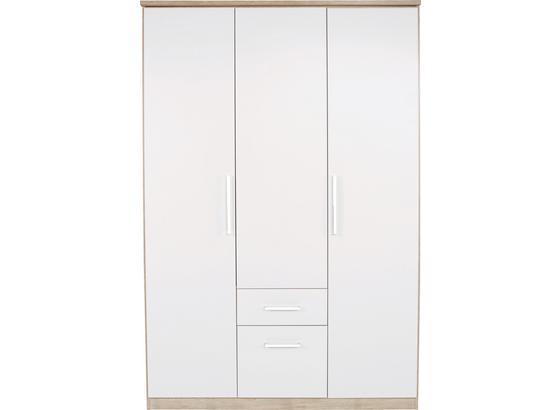 Ruhásszekrény Wien - tölgy színű/fehér, konvencionális, faanyagok (136/212/56cm) Ruhásszekrény Wien - tölgy színű/fehér, konvencionális, faanyagok (136/212/56cm)