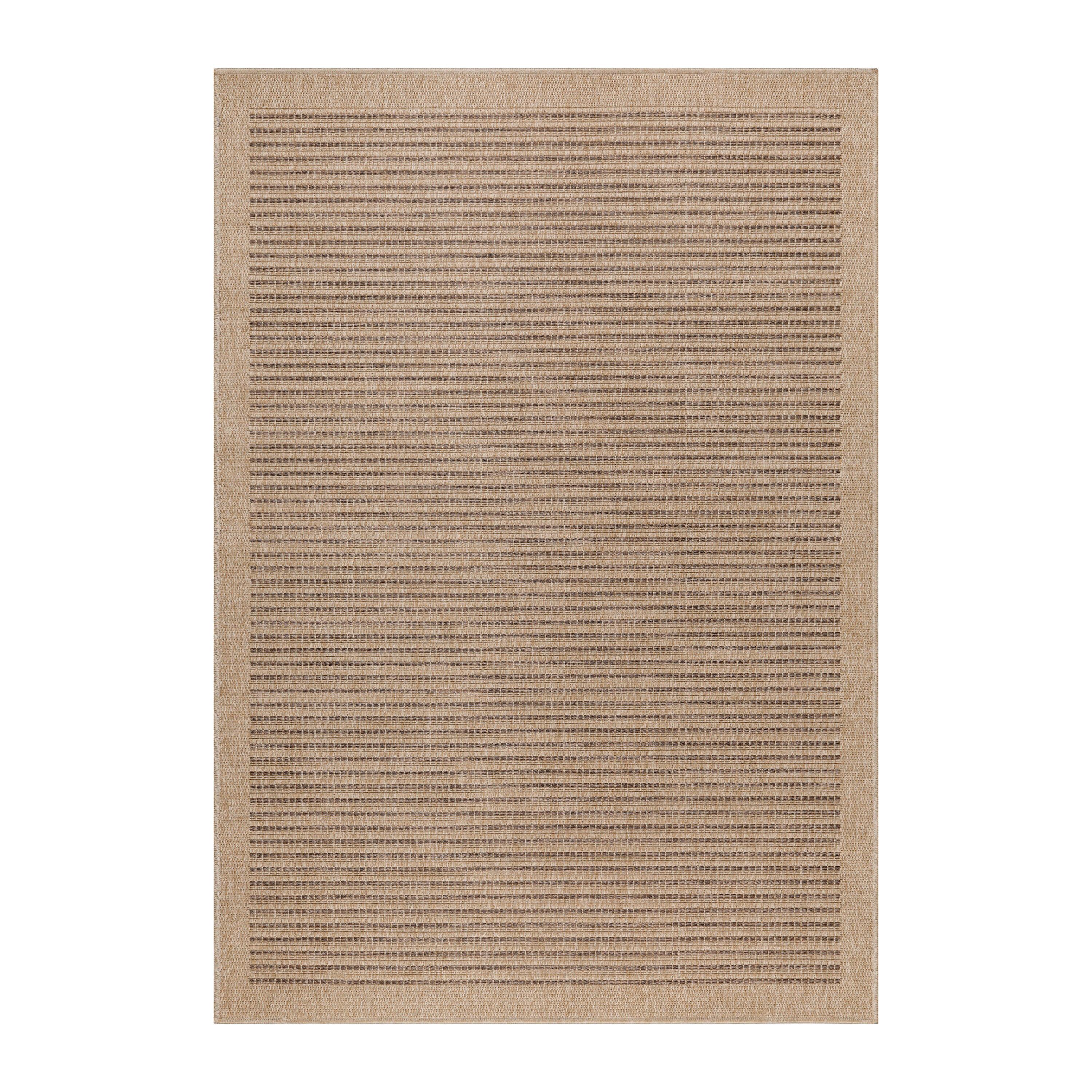 Outdoorteppich Dhaka - Beige, Basics, Textil (160/230cm) - Novel