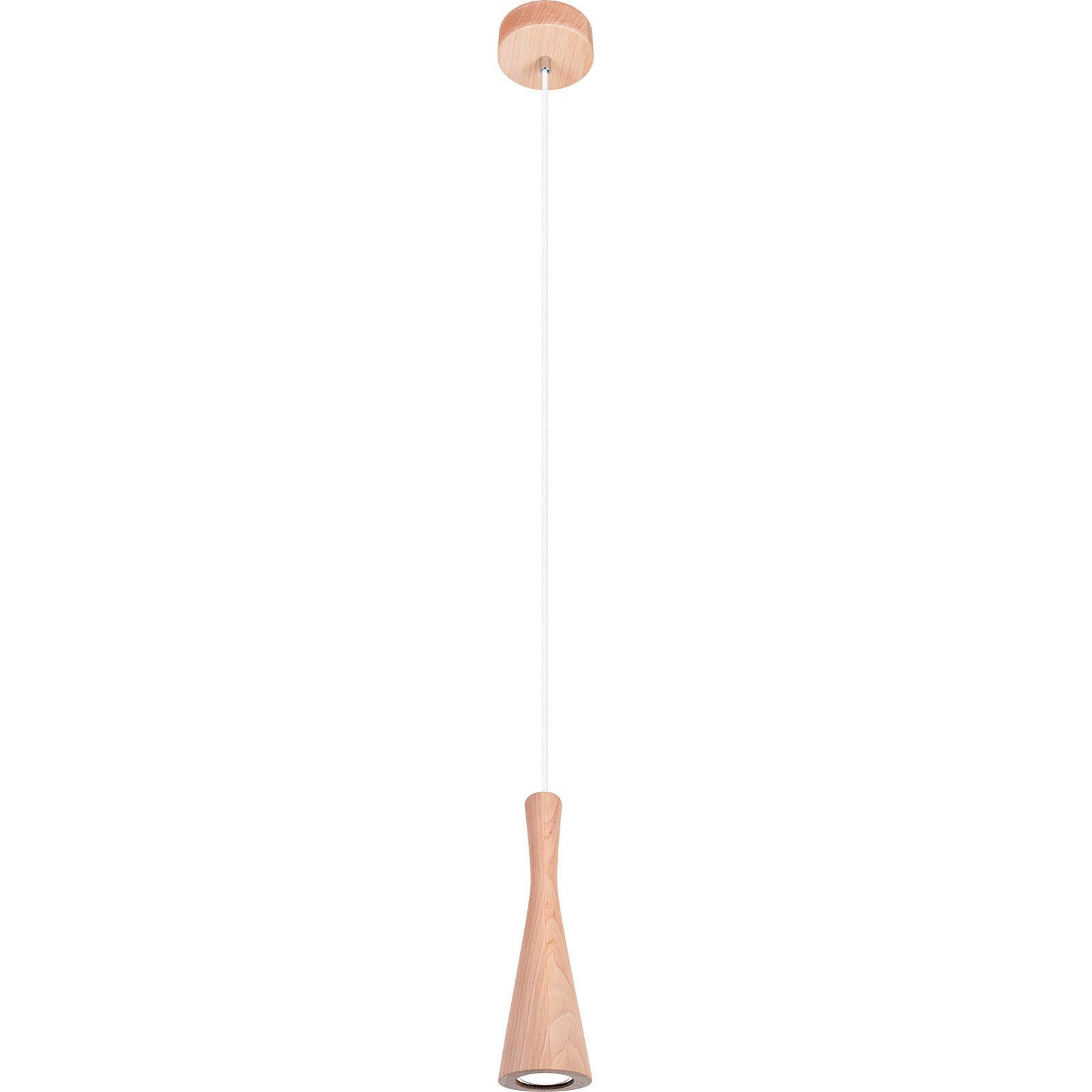Hängeleuchte 8510152 Vegas - Erlefarben/Weiß, Natur, Holz (10/90-140cm)