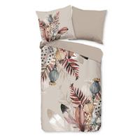 Wendebettwäsche Famm Taupe Beige 135x200 Cm - Taupe/Beige, Natur, Textil (135/200cm)