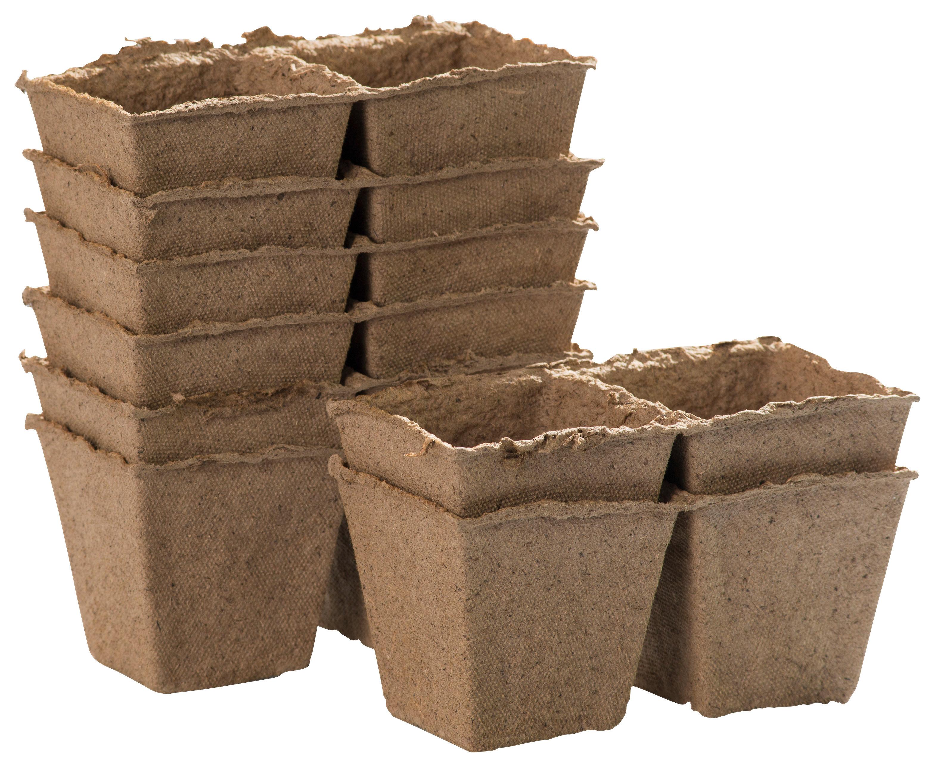 Anzuchttopf 07745 Anzucht-Toepfe 4cm - Braun, Basics, Papier (16/7/11,7cm) - Windhager