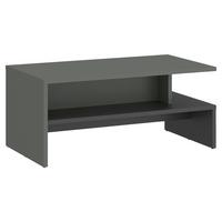 Couchtisch Shirley Grau/Grün/Schwarz L: 100 cm - Anthrazit/Grau, Design, Holzwerkstoff (100/66/45,5cm)