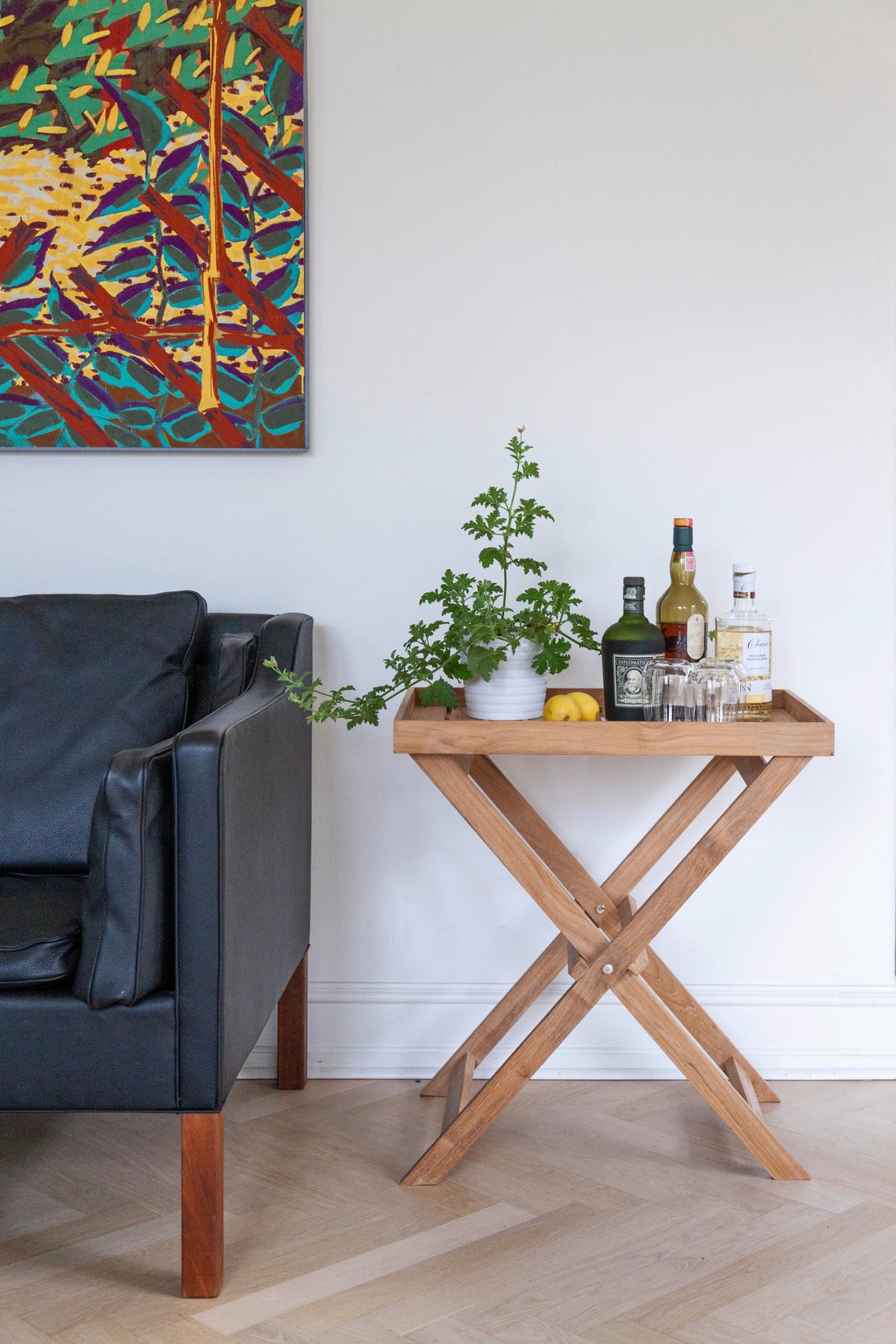 Gartentisch Klappbar Tray Table Teakholz L 60 cm - Teakfarben, KONVENTIONELL, Holz (60/40/65cm) - MID.YOU