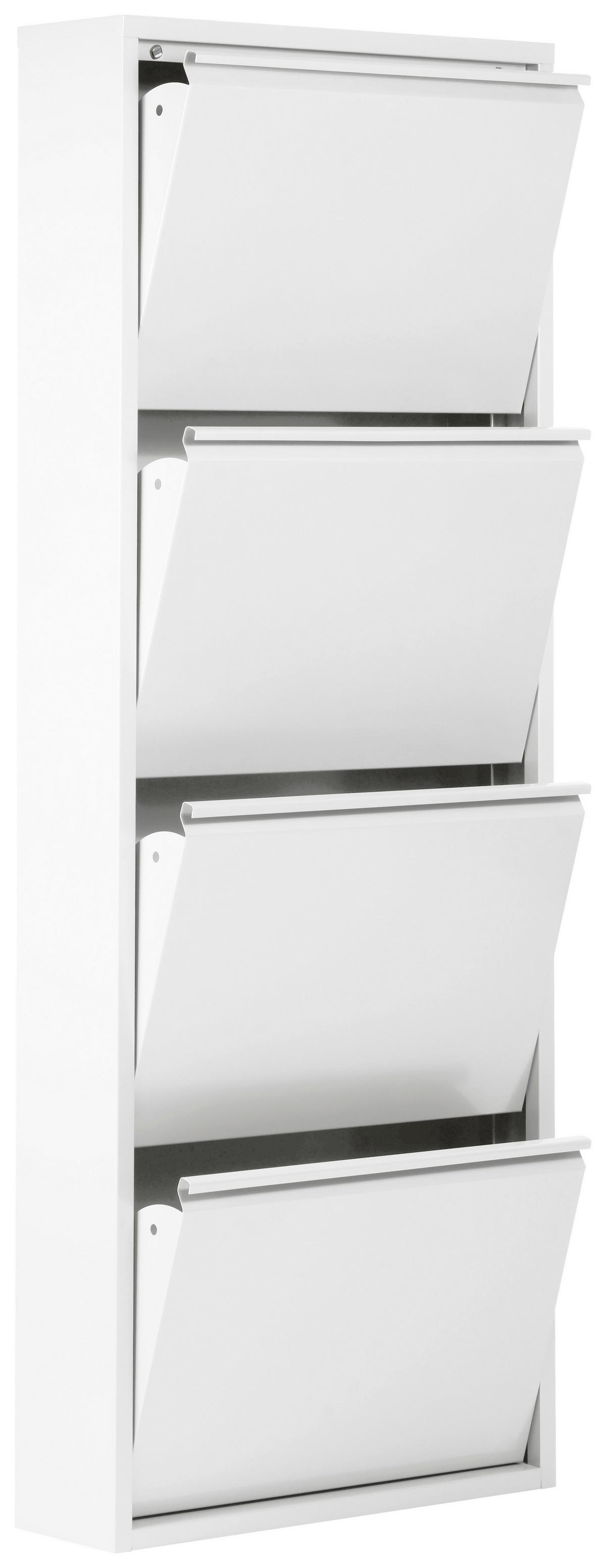 Schuhkipper Casa 4 Klappen Weiß B: 51 cm - Weiß, Basics, Metall (51/137/13cm)