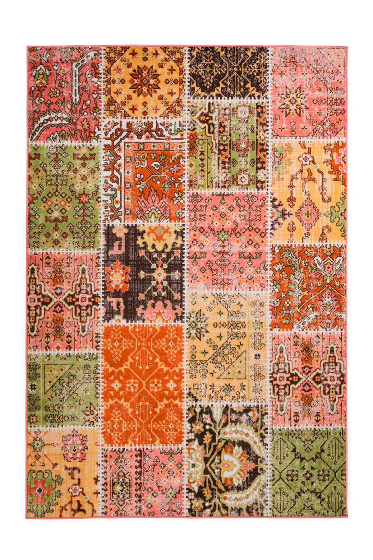 Webteppich Multicolor Ariya 80x150 cm - Multicolor, Trend, Textil (80/150cm) - Kayoom