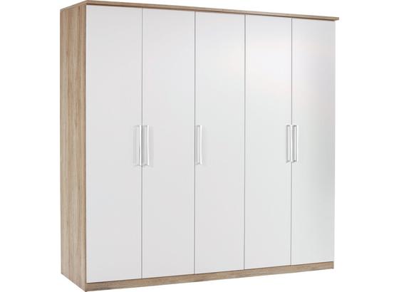 Skříň Šatní Wien - bílá/barvy dubu, Konvenční, kompozitní dřevo (226/212/56cm) Skříň Šatní Wien - bílá/barvy dubu, Konvenční, kompozitní dřevo (226/212/56cm)