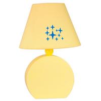 Kindertischleuchte 41-62492 Ofelia - Gelb, Basics, Holzwerkstoff/Textil (18/18/26cm)