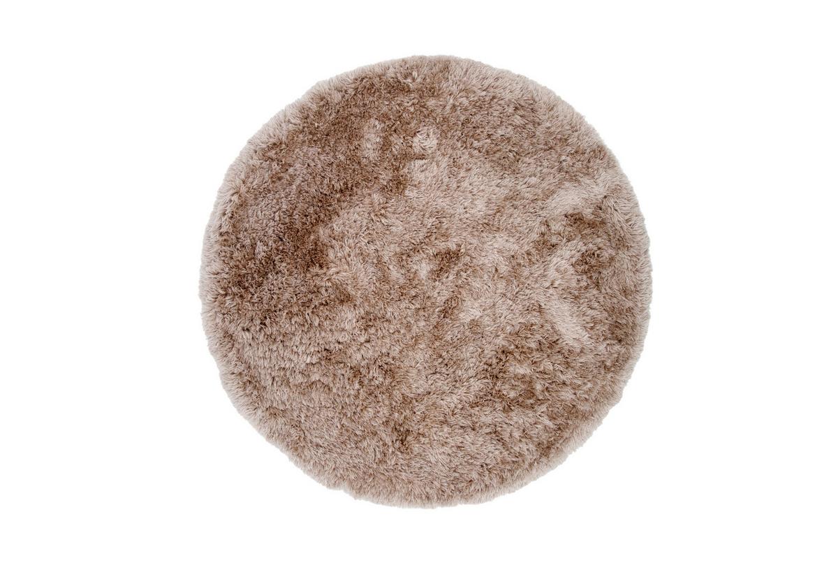 Hochflorteppich Beige Grace 200 cm - Beige, LIFESTYLE, Textil (200cm) - P & B