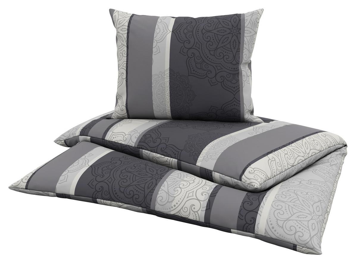 Bettwäsche Josefine - Grau, MODERN, Textil - Luca Bessoni