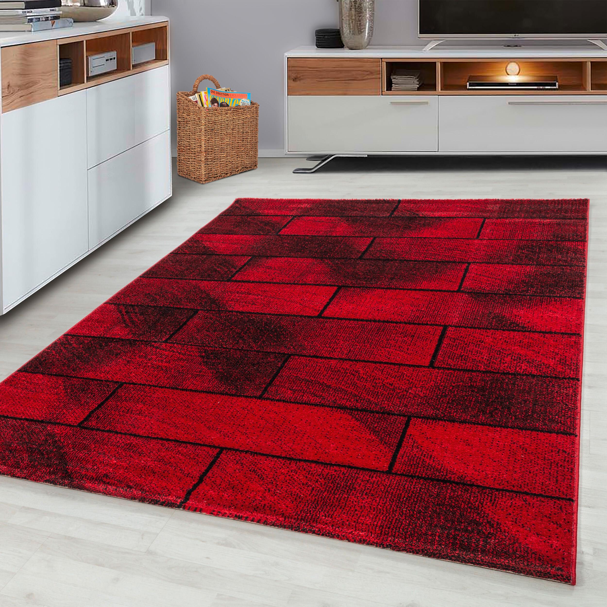 Läufer Beta - Rot, Basics, Textil (80/250cm) - Novel