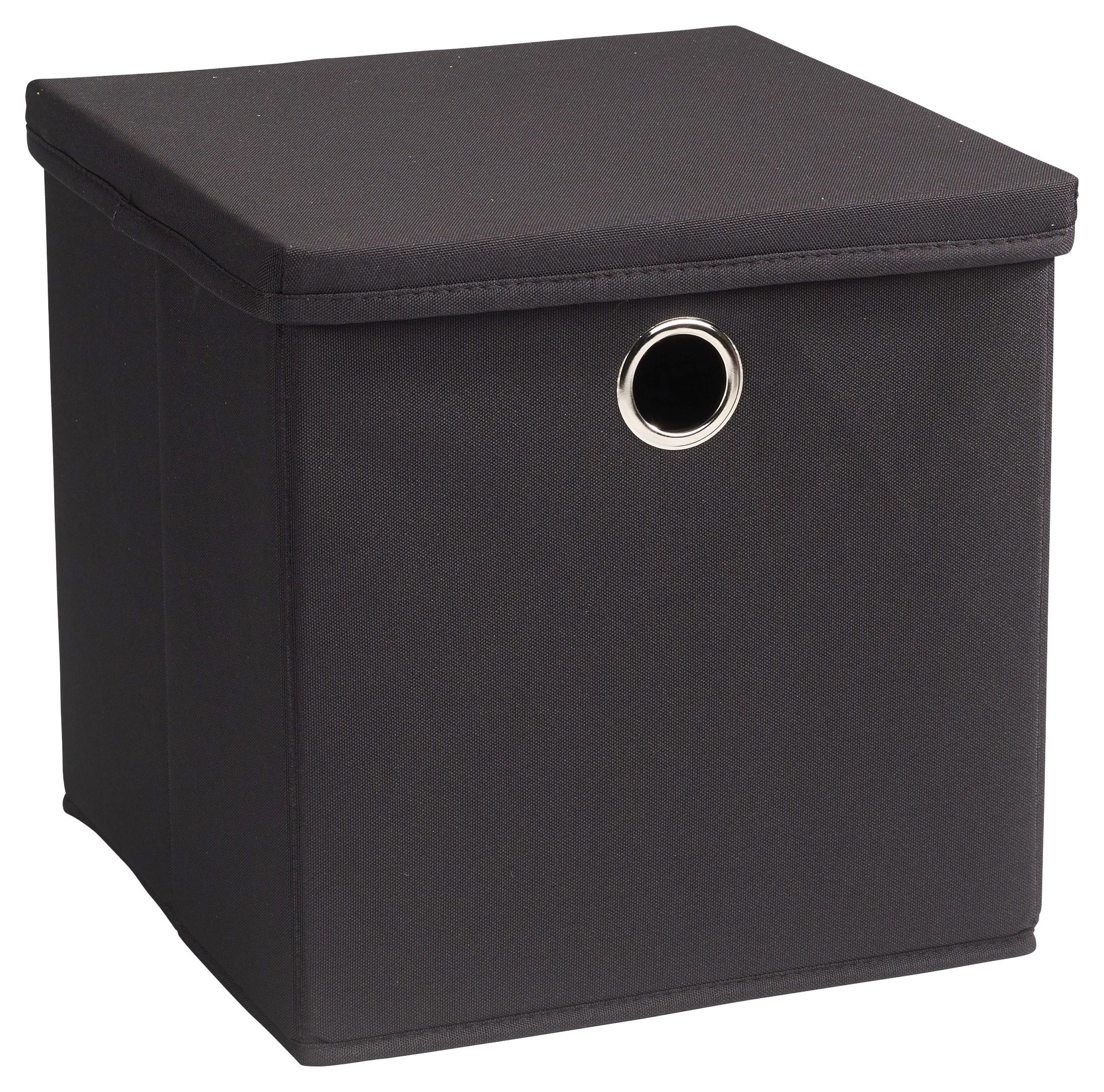 Aufbewahrungsbox Echtwerk Falt/Aufbewahrungsbox - Anthrazit, Design, Textil (30/30/30cm) - Echtwerk