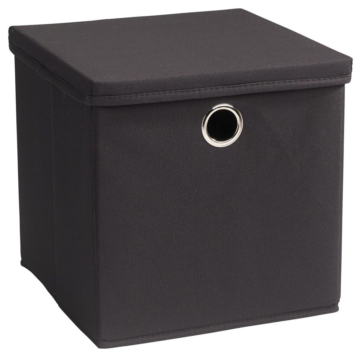 Aufbewahrungsbox Echtwerk Falt/aufbewahrungsbox - Anthrazit, Design, Textil (30/30/30cm) - Echtwerk
