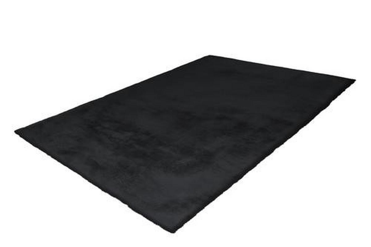 Hochflorteppich Anthrazit Rabbit 160x230 cm - Anthrazit, Trend, Textil (160/230cm) - Kayoom