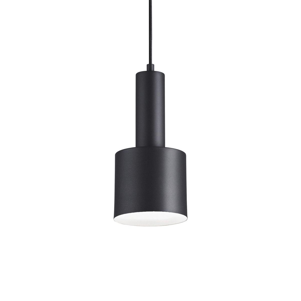 Hängeleuchte Holly H: 31/240cm 1-Flammig - Schwarz, KONVENTIONELL, Metall (12/31/240cm) - Ideal Lux