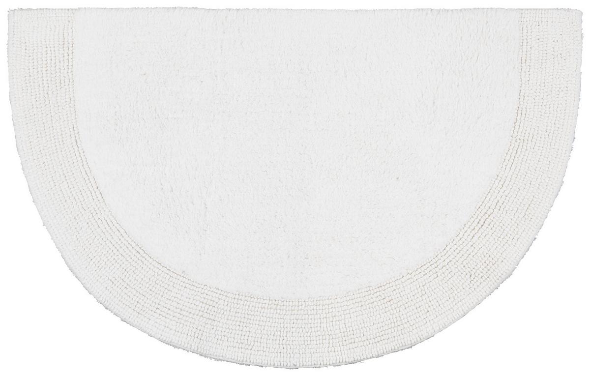 KOUPELNOVÁ PŘEDLOŽKA Karen, 50/80cm, bílá - bílá, Konvenční, textil (50/80cm) - Premium Living
