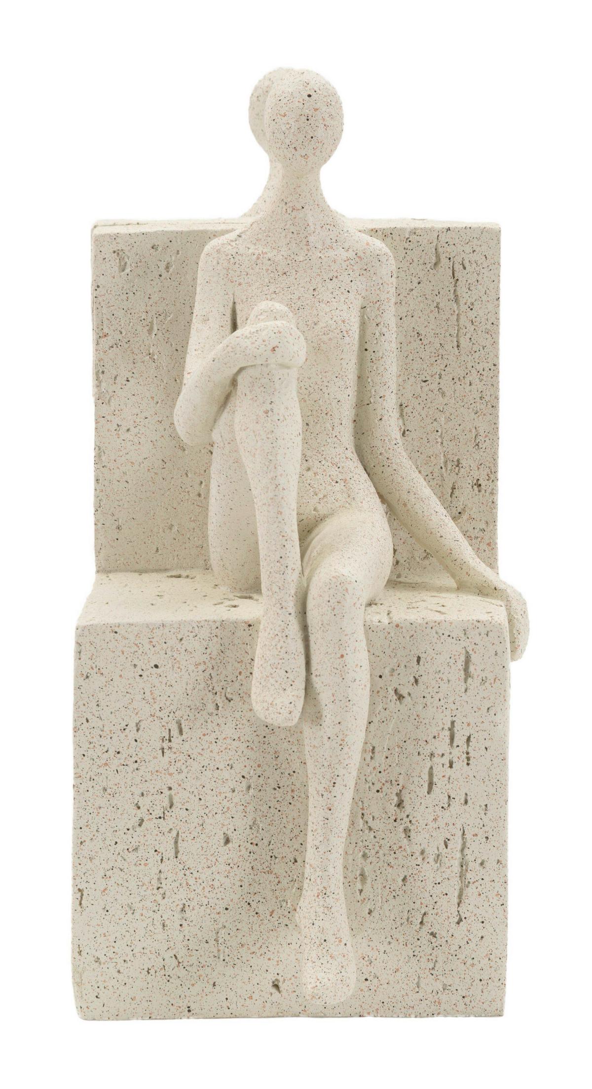 SKULPTUR Kunststoff, Cream - Basics, Kunststoff (24/20.5/10cm)