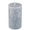 Stumpenkerze Saphira Dunkelgrau D/h: 6,8/12 Cm - Dunkelgrau, Basics (6,8/12cm) - Ondega