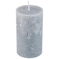 Stumpenkerze Saphira Dunkelgrau D/h: 6,8/12 Cm - Dunkelgrau, Basics (6,8/12cm) - Ondega