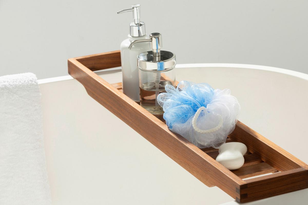 Badeschwamm Martina - Blau/Weiß, KONVENTIONELL, Kunststoff (13/12cm) - Ondega