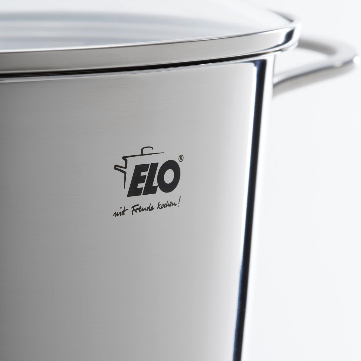 Sada hrnců ELIAN 4-dílna sada - průhledné/čiré, Moderní, kov/sklo - ELO