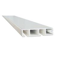 Vorhangschiene 2-läufig 250cm Kunststoff Weiß Kürzbar - Weiß, KONVENTIONELL, Kunststoff (250cm) - Ondega