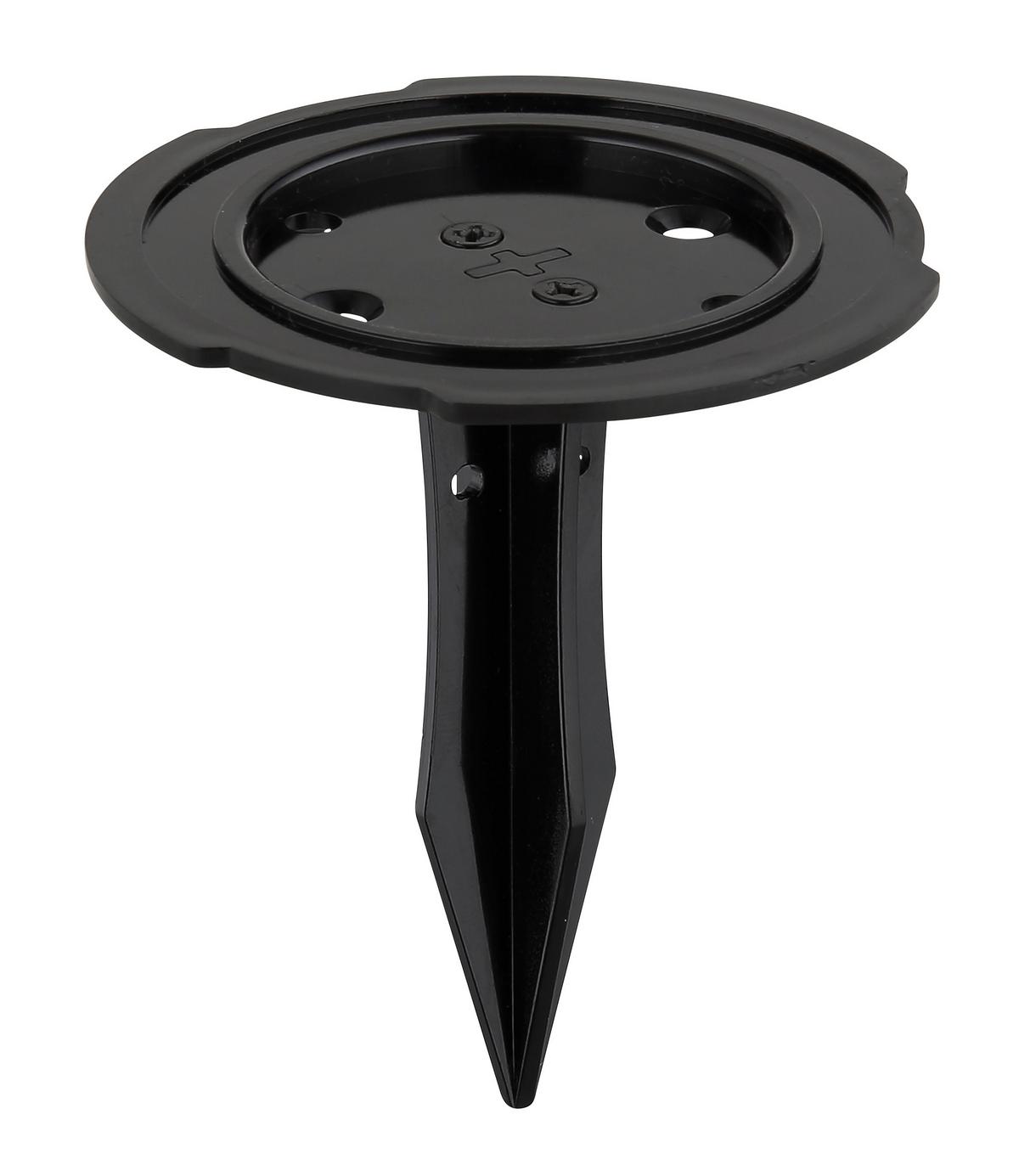 Solarleuchte 3000k, 10-60lm - Opal/Schwarz, Design, Kunststoff/Metall (14/14/3,6cm) - Globo