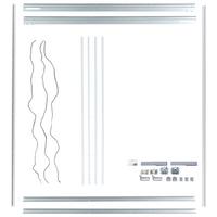 Montagepaket F. Kleiderschrank Unit H: 243 Cm B: 180 Cm - Alufarben, MODERN, Kunststoff/Metall - Ondega